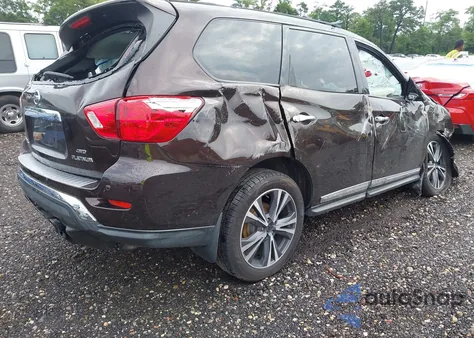 2020 Nissan Pathfinder Platinum 4Wd из США, поврежденный, VIN 5N1DR2DM8LC635952